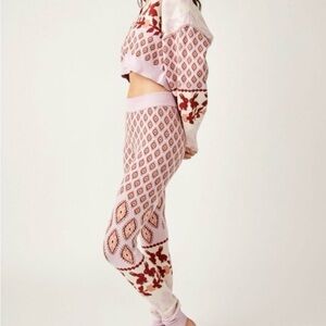 Free People Intimately Free Snow Bunny Pajama Bottoms